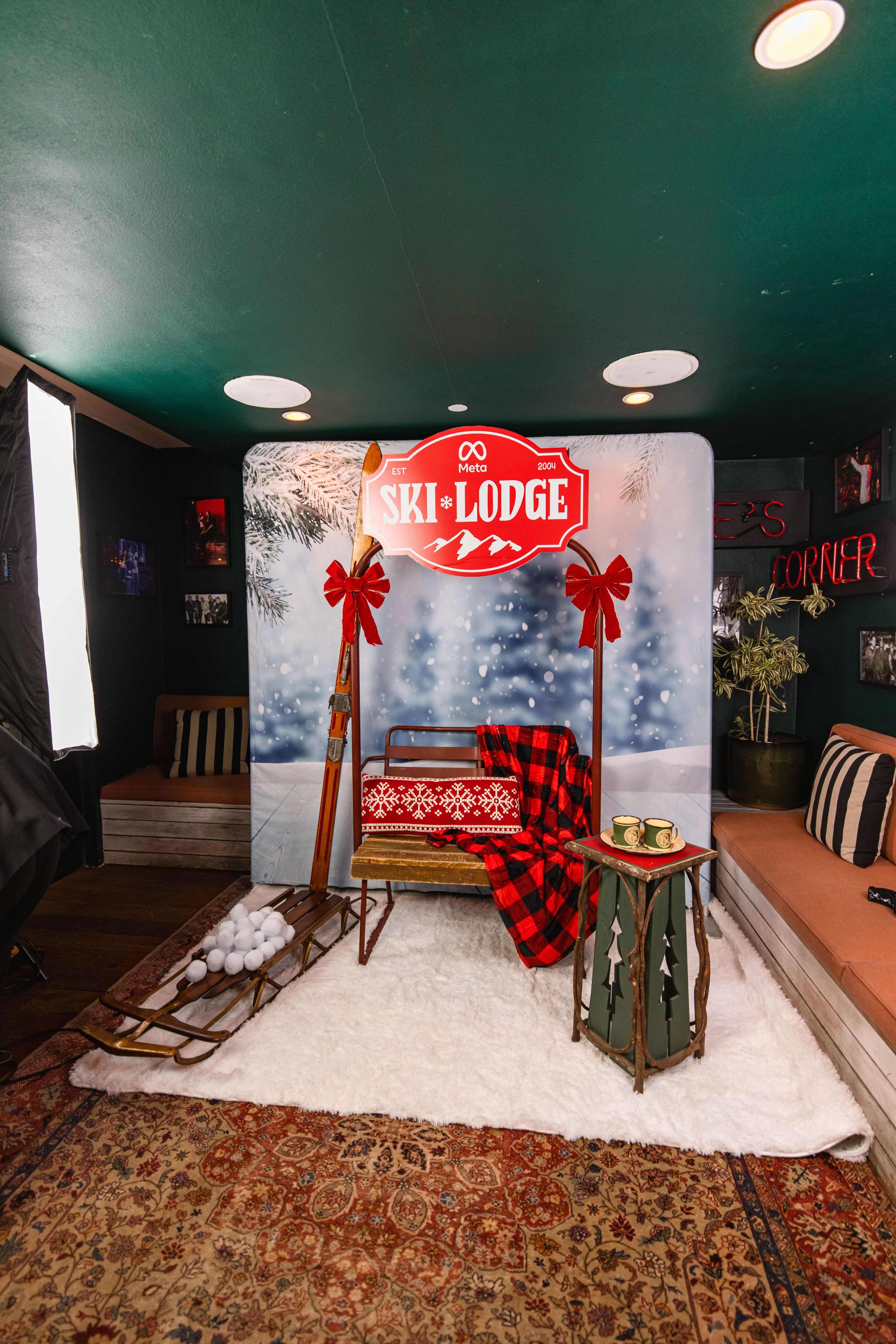 Meta Ski Lodge Holiday Party